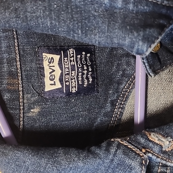 Girls Levi Jacket size 4 XS - Picture 2 of 6